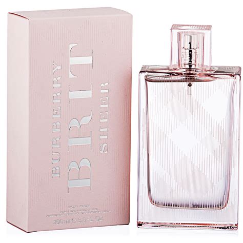 burberry brit sheer women|burberry brit edt 100ml women.